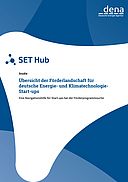 STUDIE: Übersicht der Förderlandschaft für deutsche Energie- und Klimatechnologie Start-ups